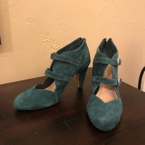 Bella Vita Velvet Strappy Ankle Bootie
